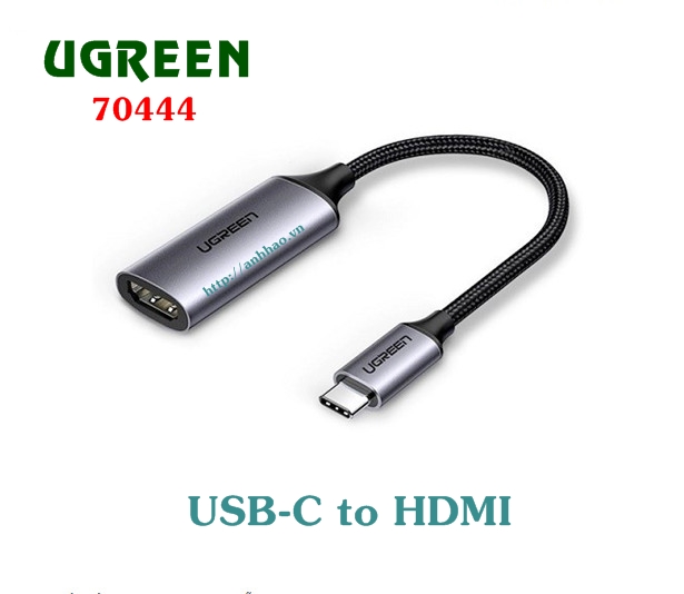 Cáp chuyển đổi USB-C sang HDMI Ugreen 70444 hỗ trợ 4K, 3D